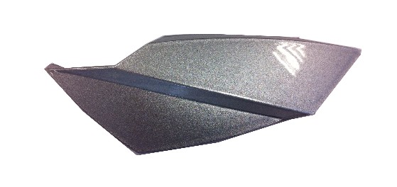 Deflettore Post Argento per Casco Cross S800 HD210