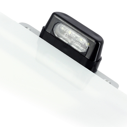 Illuminazione posteriore LED Nero Plastica