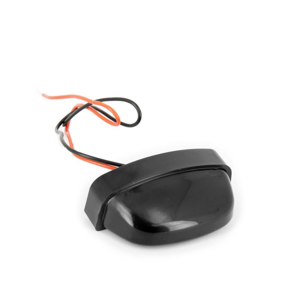 Illuminazione Targa LED Nera Interasse 45mm / 4 LED Plastica