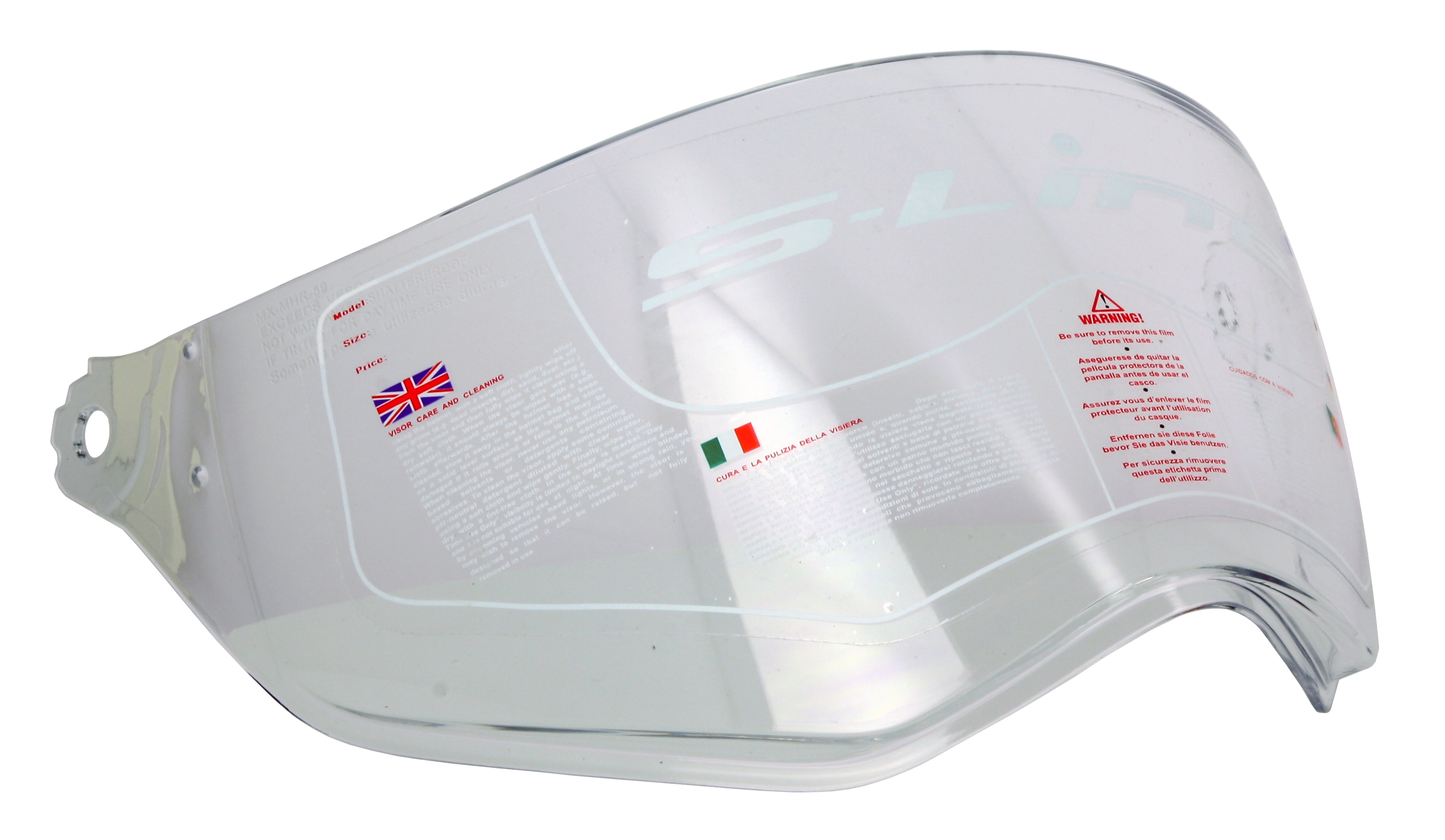 Visiera Esterna Trasparente per Casco Enduro Pump S610