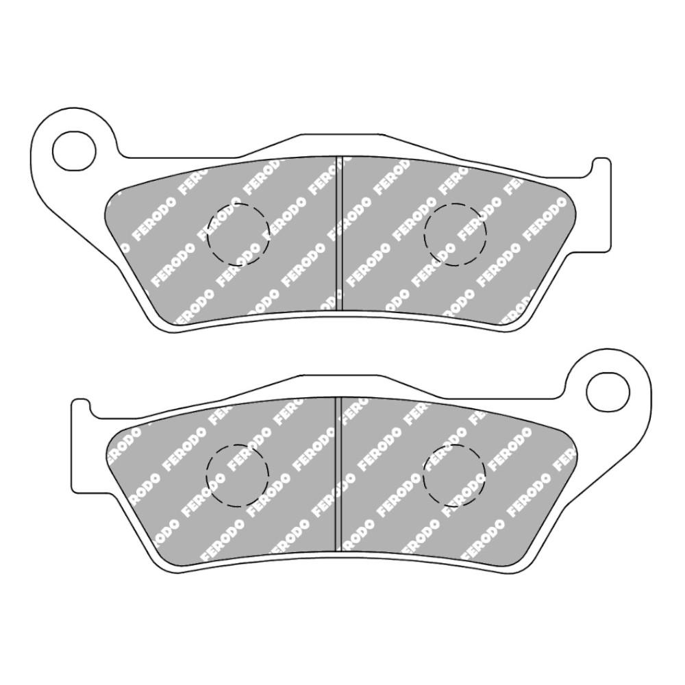 Pastiglie freno Semi-Metallo Platinum + Strada/Off Road - R90