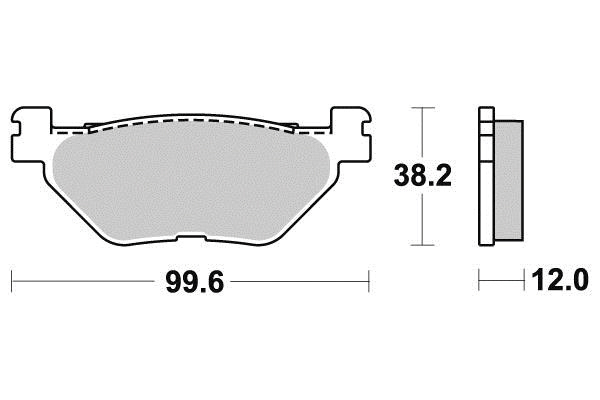 Pastiglia freno Sinter Grip Maxi Scooter - R90