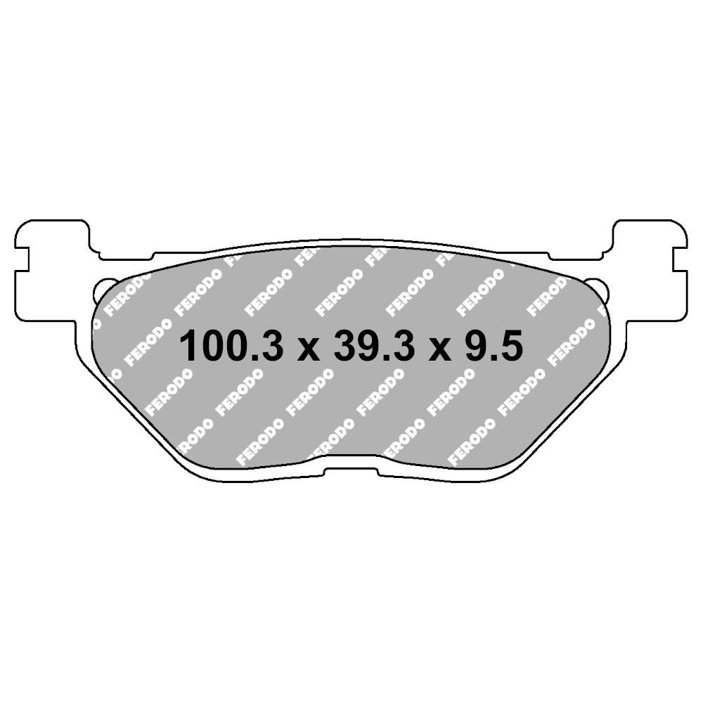 Pastiglia freno in metallo sinterizzato Sinter Grip Road - R90