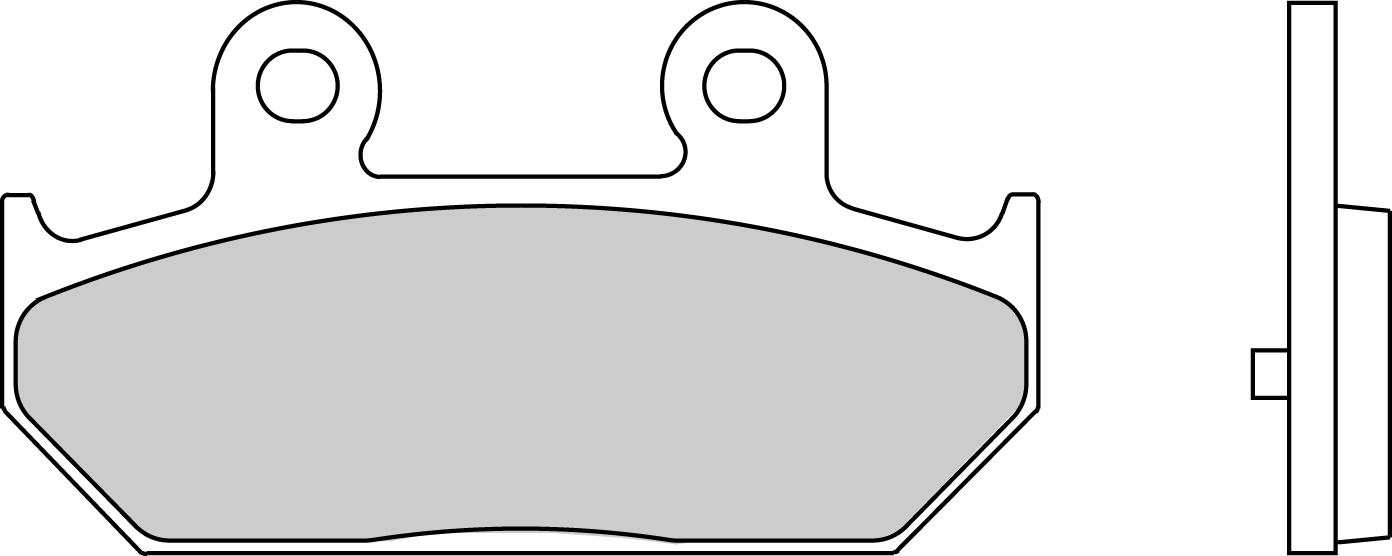 Pastiglie freno Semi-metallico Eco-Friction Road - R90