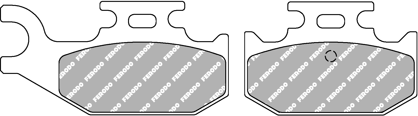 Pastiglia freno Sinter grip / Off Road - R90