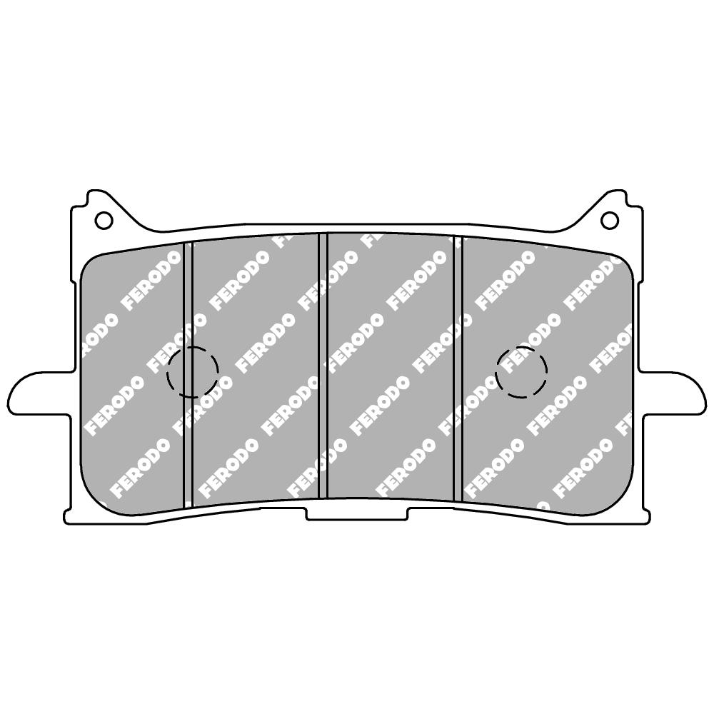 Piastra freno Metal Frittato Sinter Grip Road - R90