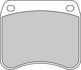 Pastiglie freno Semi-metallico Platinium Road - R90