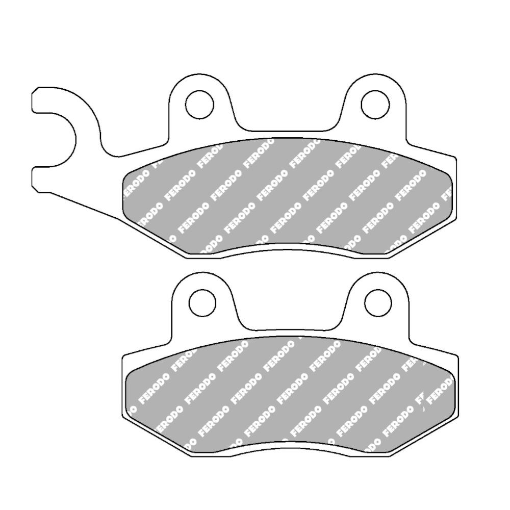 Pastiglie freno Semi-Metallo Platinum + Strada/Off Road - R90