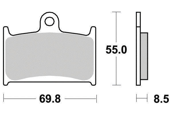 Pastiglia freno Sinter Grip Road - R90
