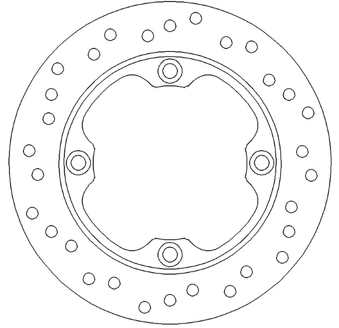 Disco freno fisso HONDA - Omologato TÜV