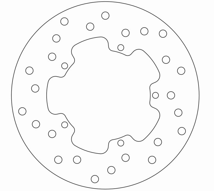 Disco freno fisso PIAGGIO ET4 - Omologato TÜV