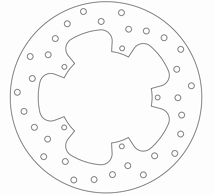 Disco freno fisso PIAGGIO - Omologato TÜV