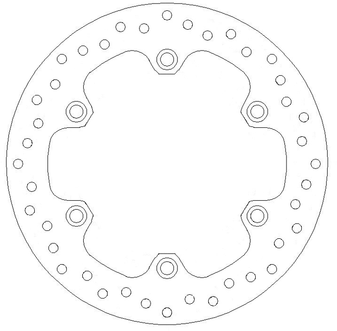 Disco freno Fixe HONDA - Omologato TÜV