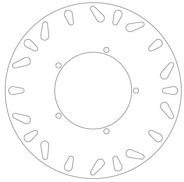 Disco freno fisso BENELLI - Omologato TÜV