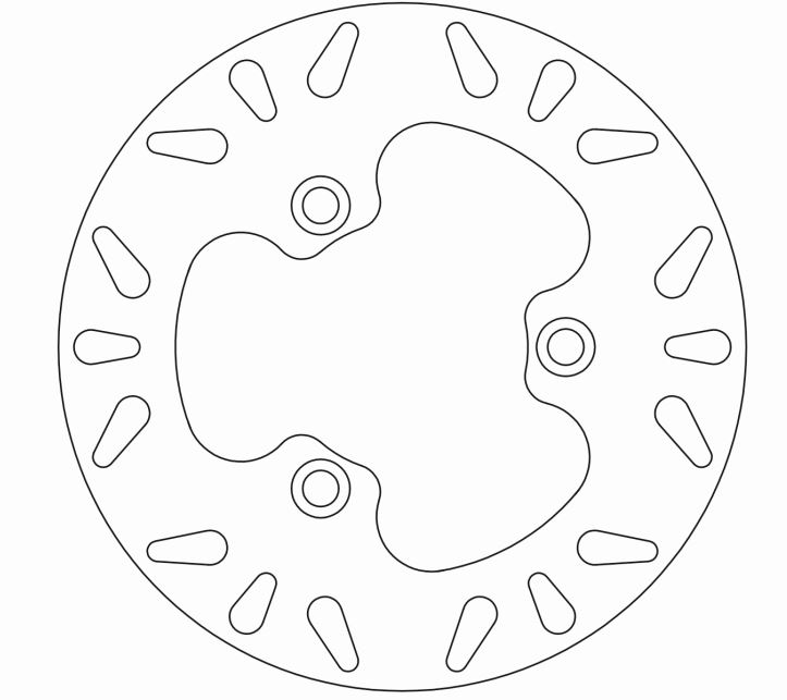 Disco freno fisso SYM - Omologato TÜV