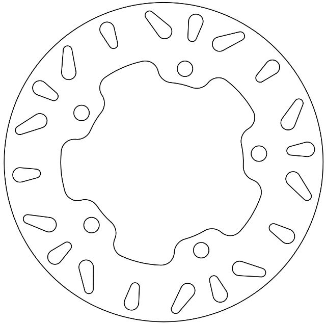 Disco freno fisso SYM - Omologato TÜV