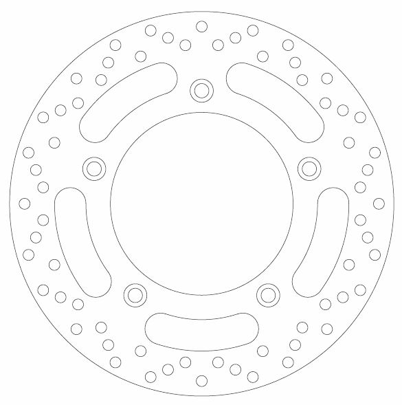 Disco freno fisso YAMAHA - Omologato TÜV