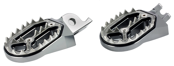 Pedaline Cross Allu CNC Colore Titanio HONDA