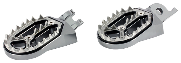 Pedaline Cross Allu CNC Colore Titanio HONDA