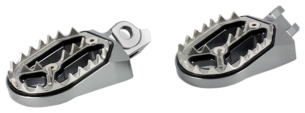 Pedaline Cross Allu CNC Colore Titanio SUZUKI