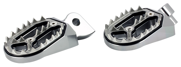 Pedaline Cross Allu CNC Colore Titanio YAMAHA