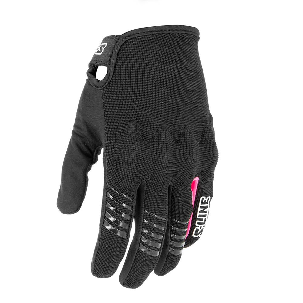 Guanto BURN nero/rosa donna