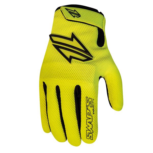 Guanti Cross GAN095 3XL - Giallo fluo - omologati CE KP1