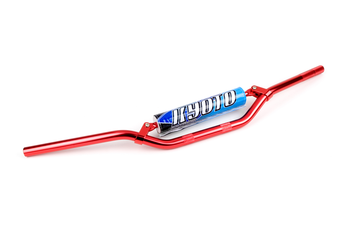 Manubrio Cross Honda Rosso All T6 + Barra Lunghezza: 800mm/Altezza: 70mm Ø22,2mm + Mousse