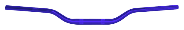 Manubrio Cross alluminio anodizzato blu fatbar Ø28.6