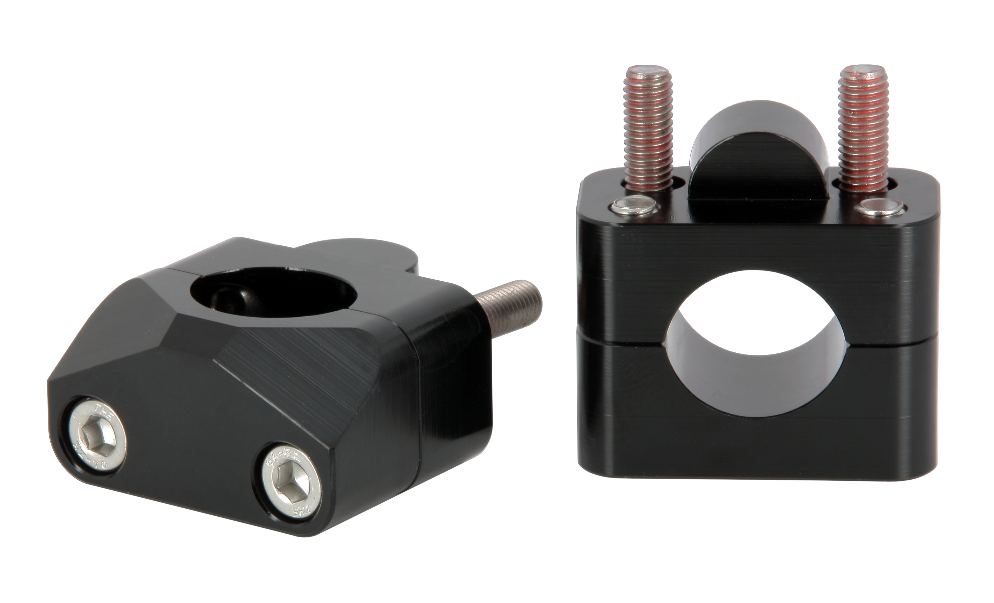 Kit Rialzo per Manubrio da Ø28,6mm Per supporti in 22.2mm All Anodizzato Nero