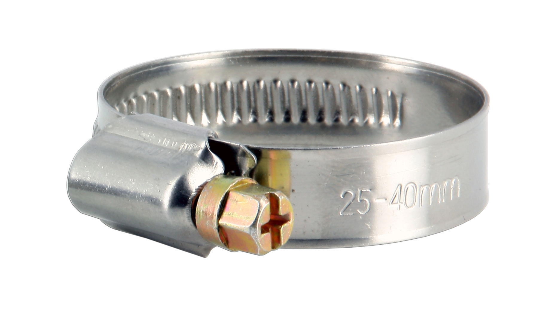 Fascette 25-40x12mm 25mm à 40mm (sacchetto x10) Spessore: 0.6mm