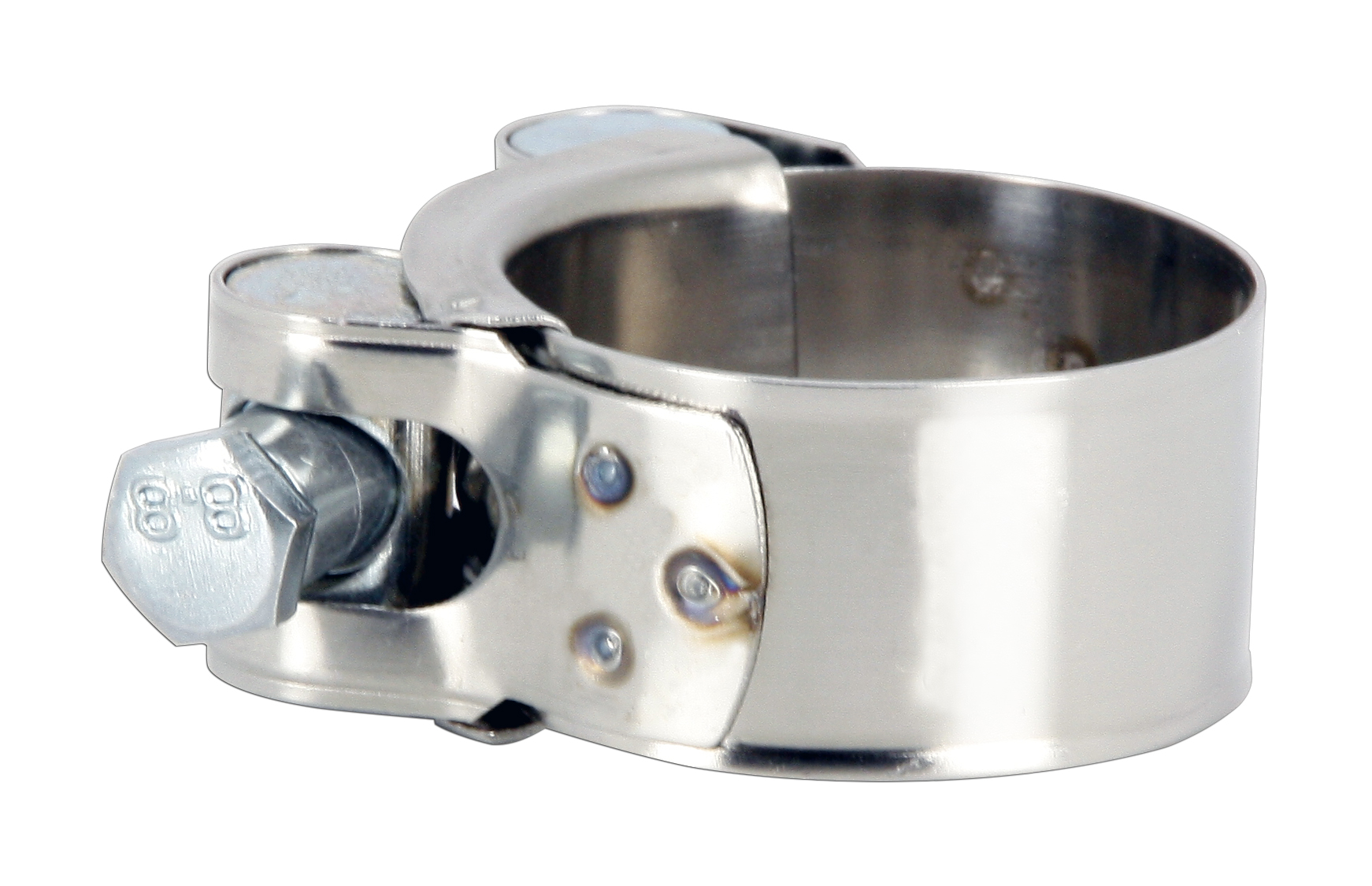 Collare per silenziatore Ø44mm a 47mm in acciaio inox