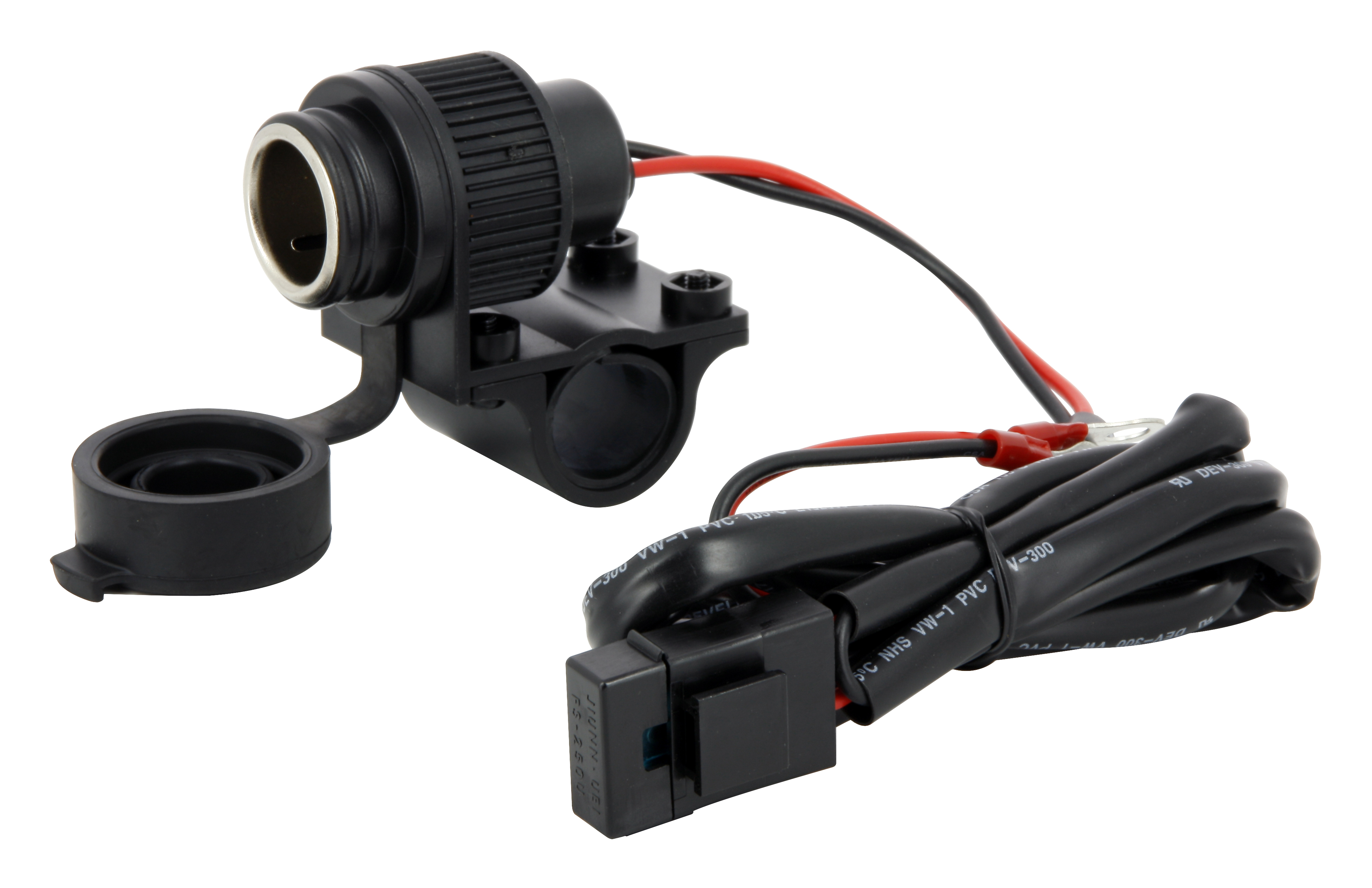 Presa accendisigari da manubri Protezione Caoutchouc-12V 120W