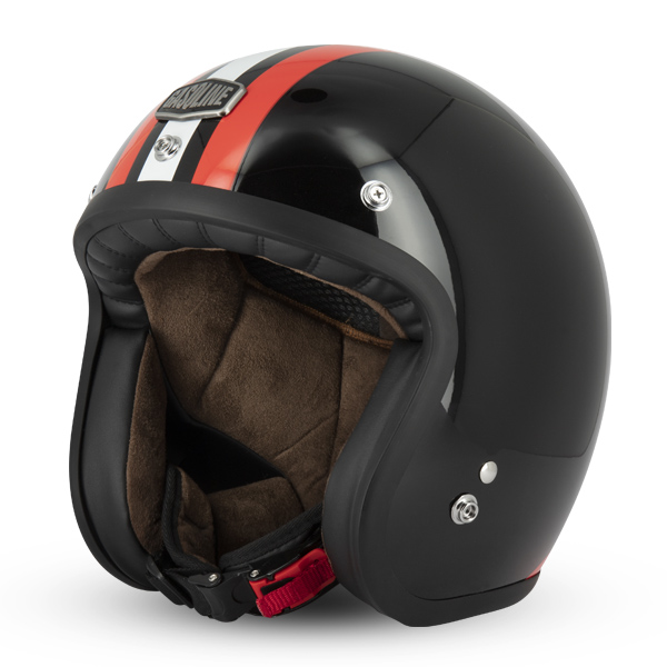 Jet Cafe Racer S250 Black / Red / Shiny White - Size XS