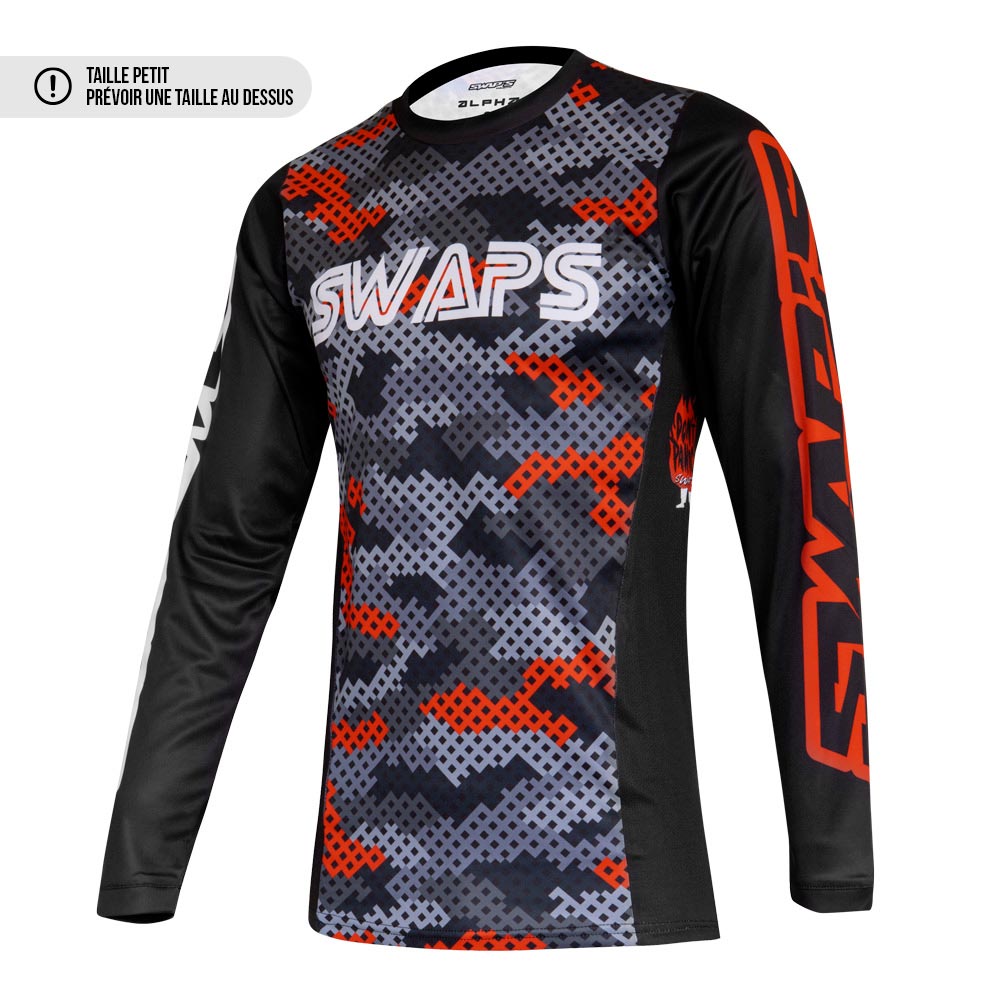Maglia cross CAMO Rossa Bimbo