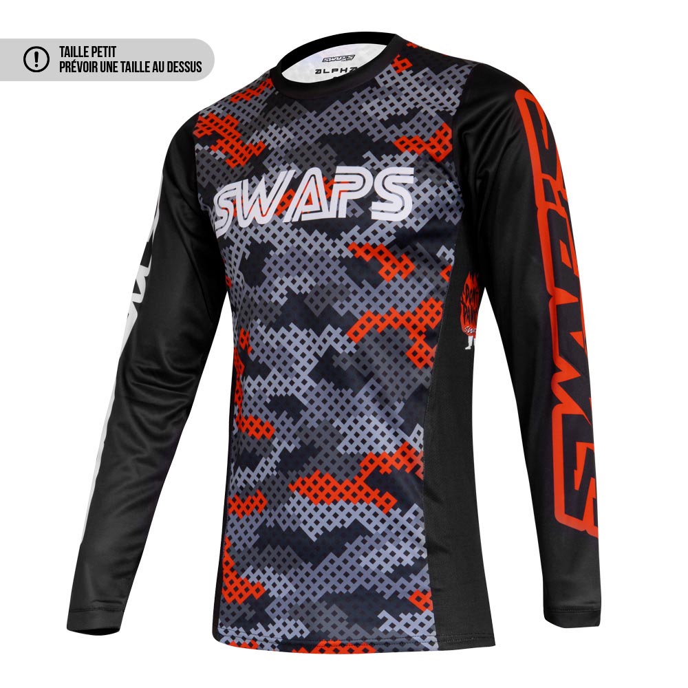 Maglia cross CAMO Rossa Bimbo