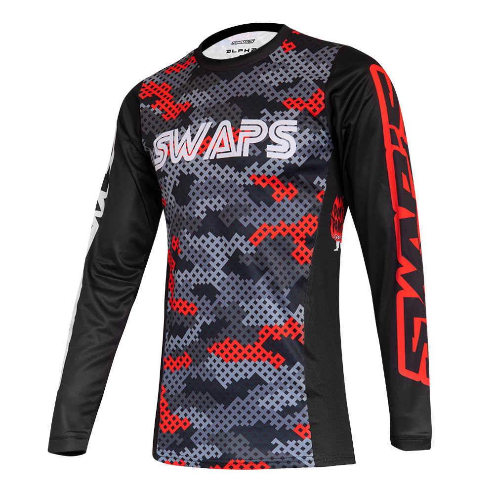 Maglia cross rossa