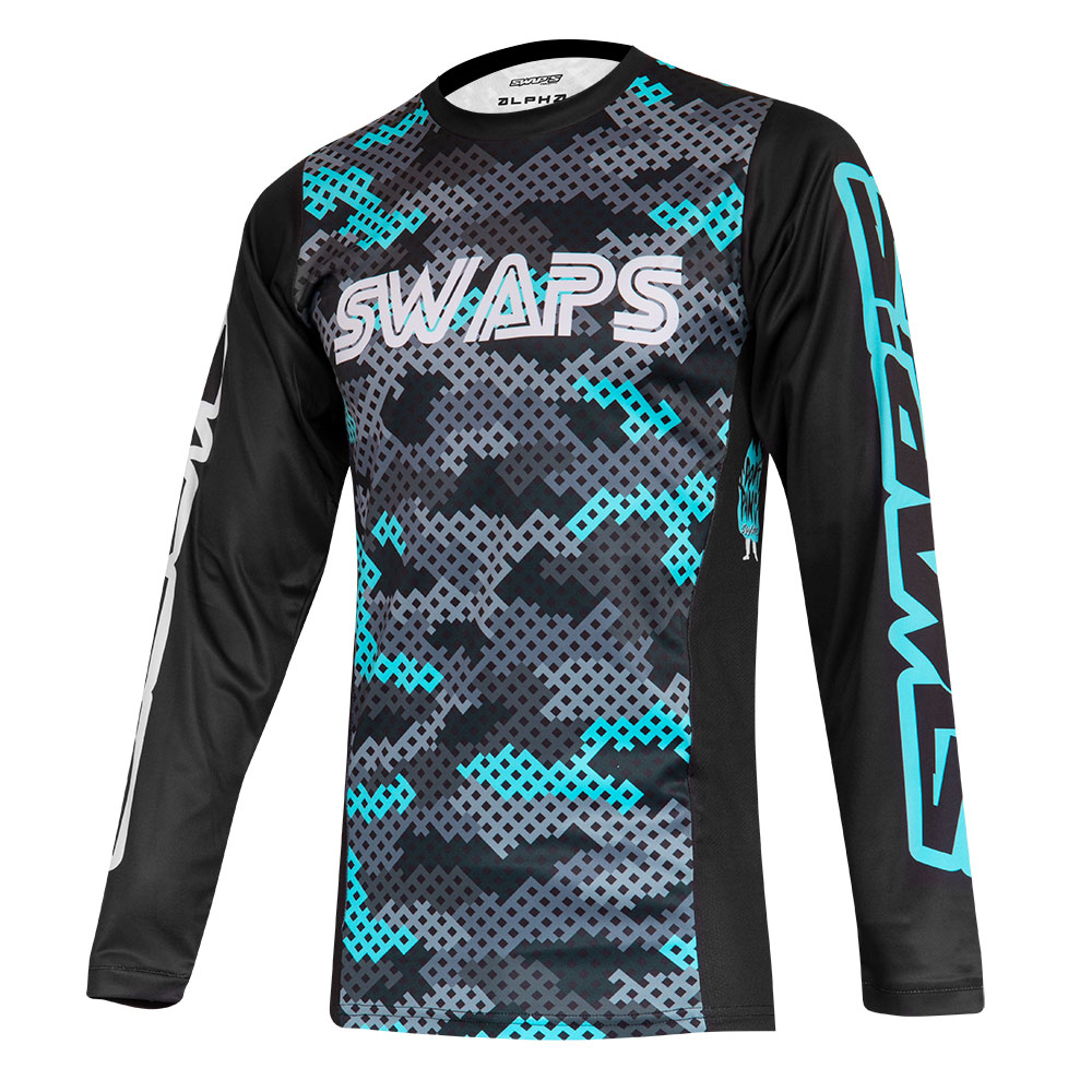 Maglia Cross CAMO blu