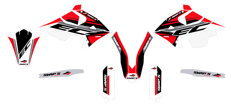 Diamond Light - Gas -Gas - Kit rosso