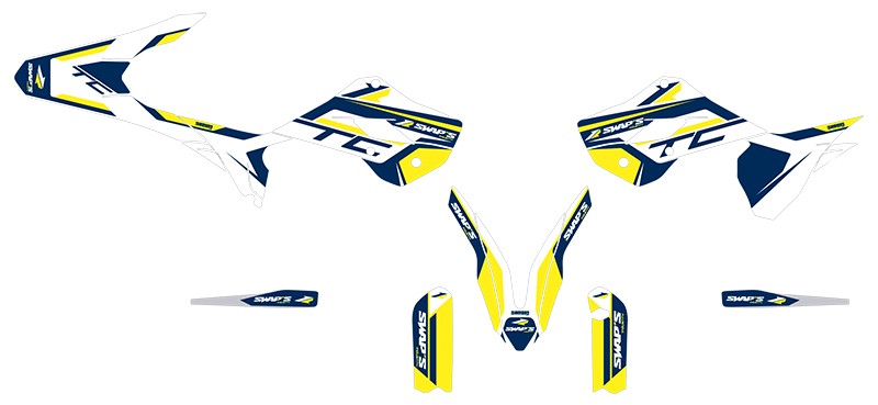 Diamond Light - Husqvarna TC85 - Kit Blu
