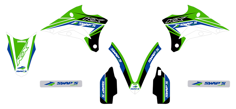 Diamond Light - Kawasaki KX85 - Kit verde