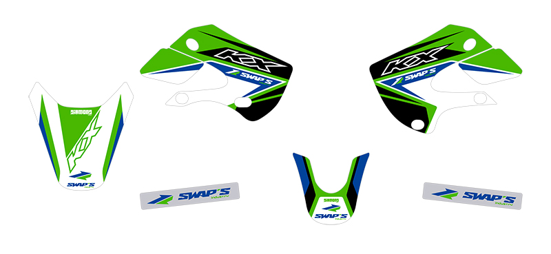 Diamond Light - Kawasaki KX65 - Kit verde