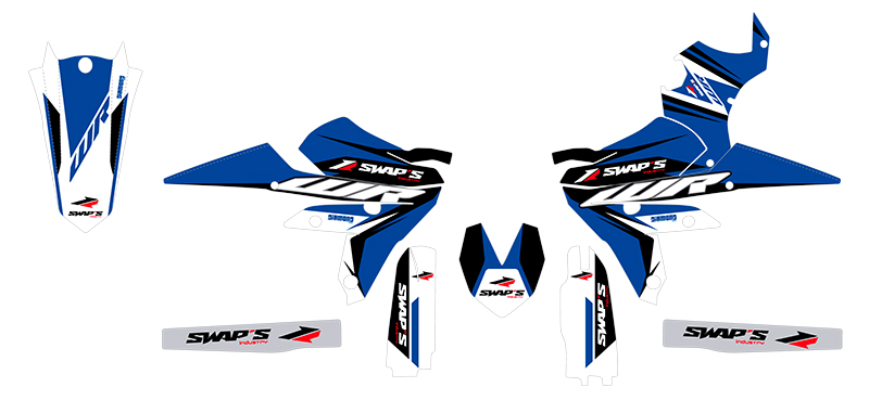 Diamond Light - Yamaha WR -f - Kit blu