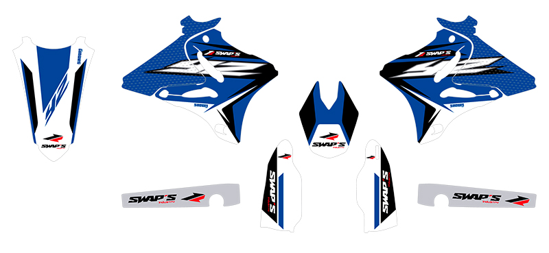 Diamond Light - Yamaha YZ - Kit blu