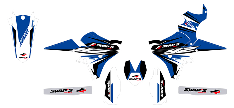 Diamond Light - Yamaha YZ - Kit blu