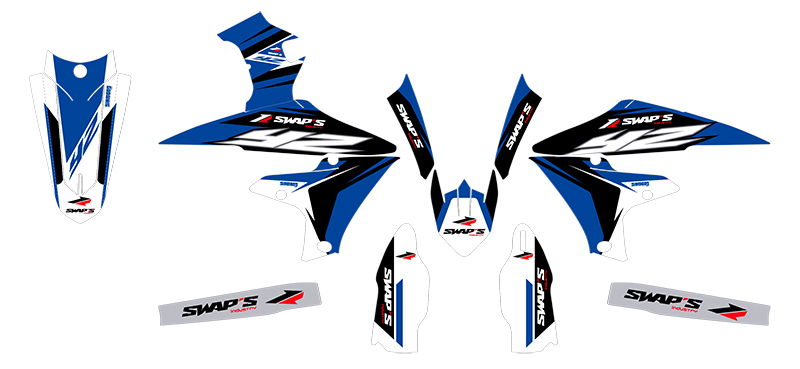 Diamond Light - Yamaha YZ450 - Kit blu
