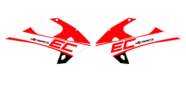 Kit di decorazione originale - Gas -Gas EC - rosso