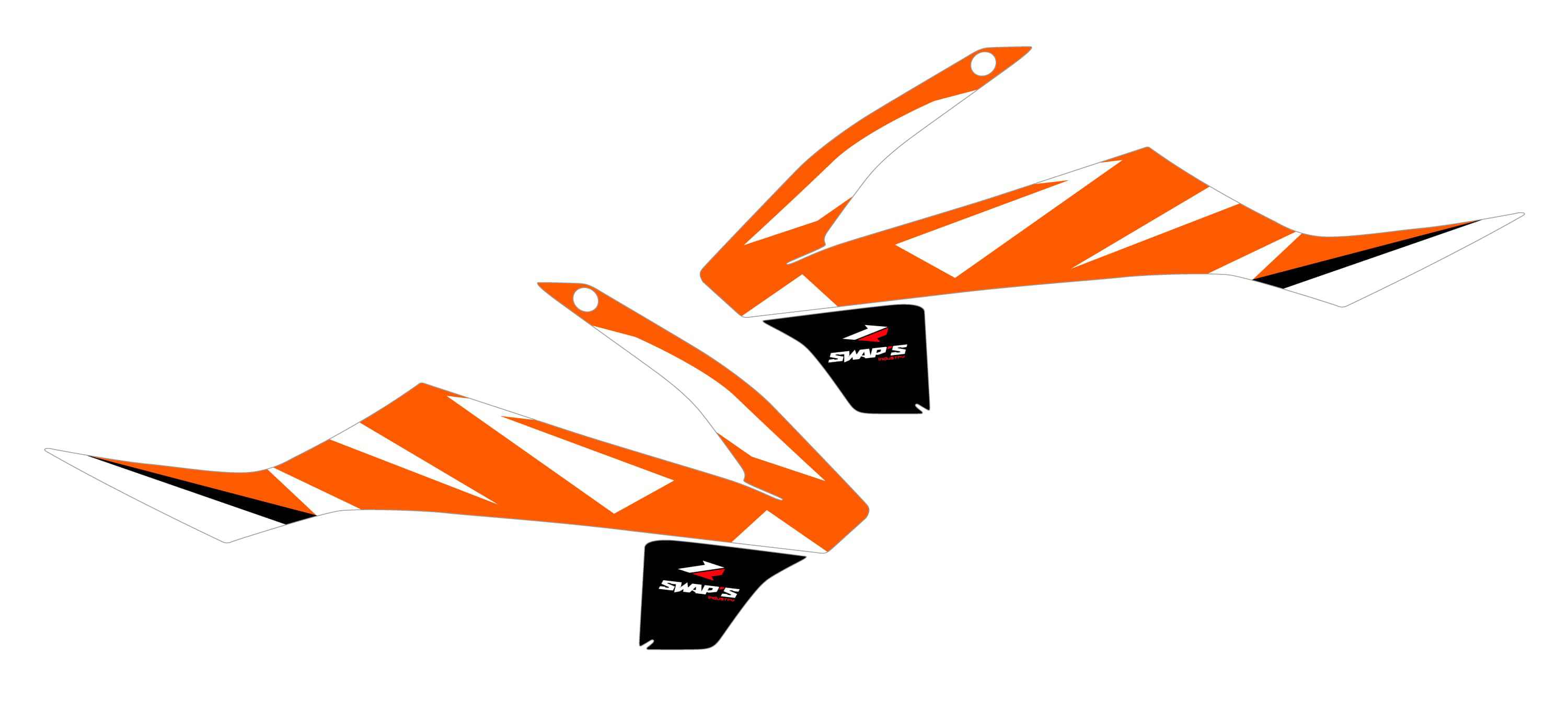 Kit di decorazione originale - KTM SX65 - Arancione
