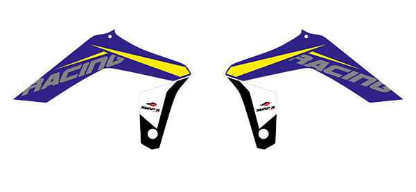 Kit di decorazione originale - Sherco SE - Blu