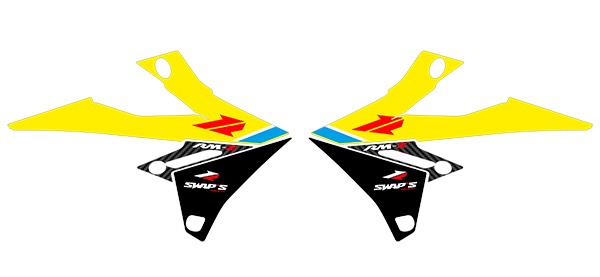 Kit di decorazione originale - Suzuki RM -Z - Giallo